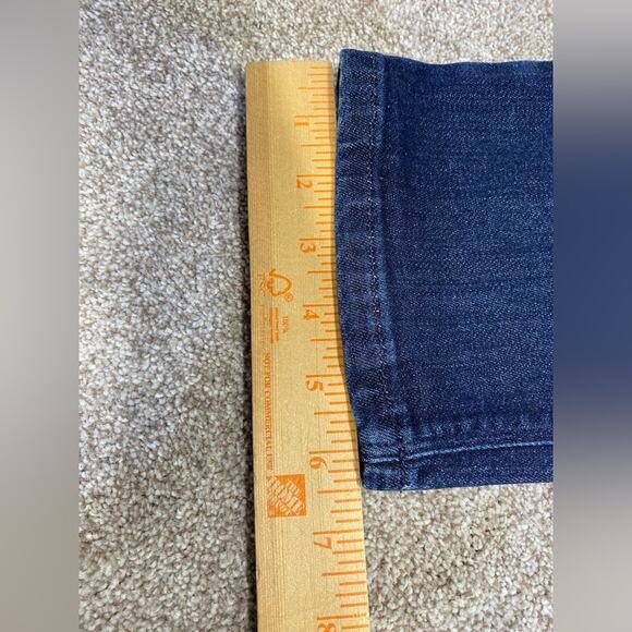 J. Jill high rise straight jeans 8 dark wash stretch luxurious comfy silknsoft - Picture 11 of 14